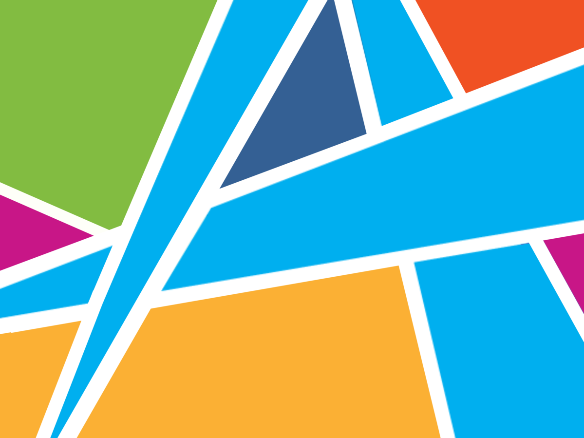 colour blocks of shapes