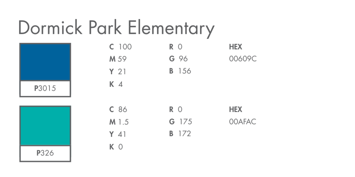 Dormick Park Colours